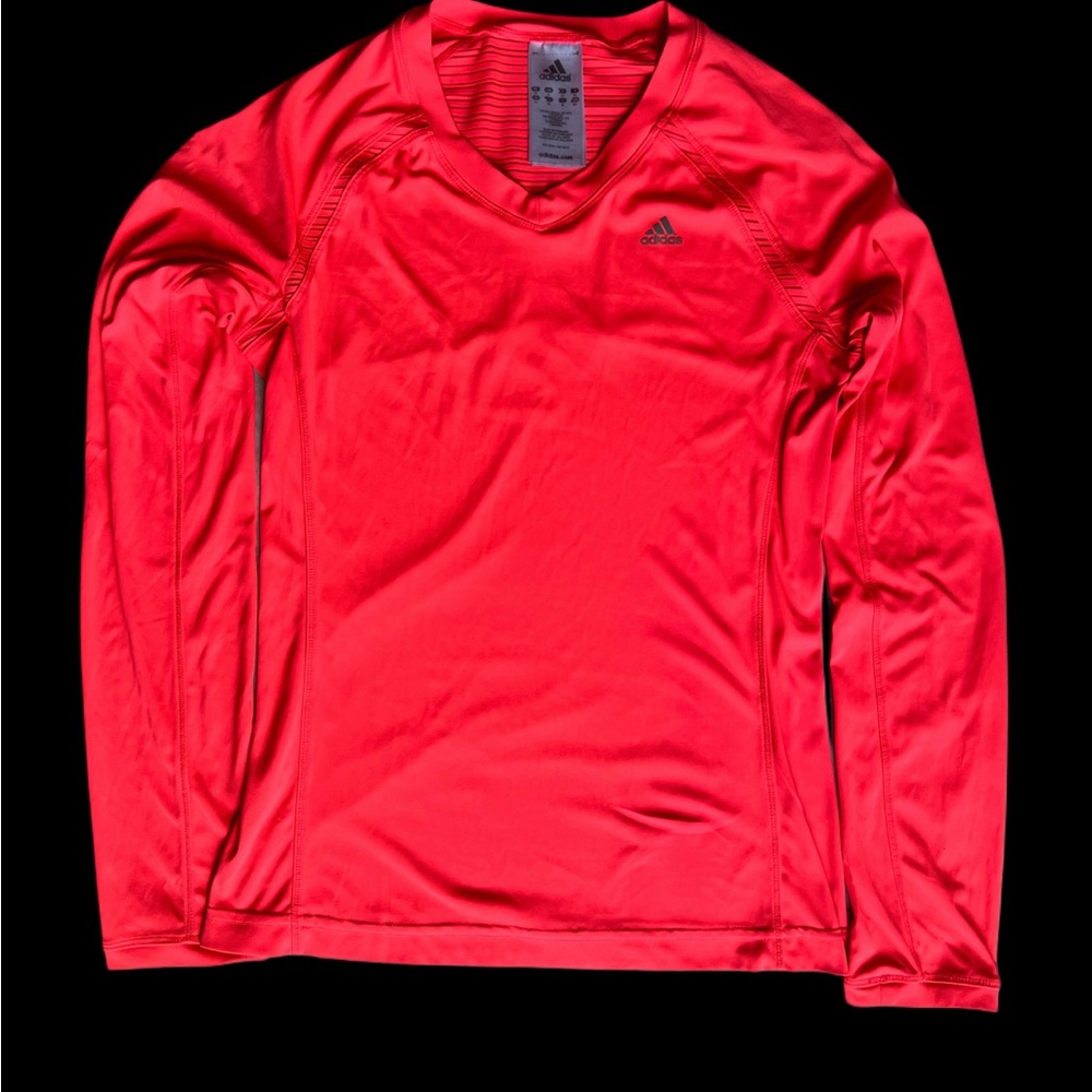 Adidas Bright Red Performance Top